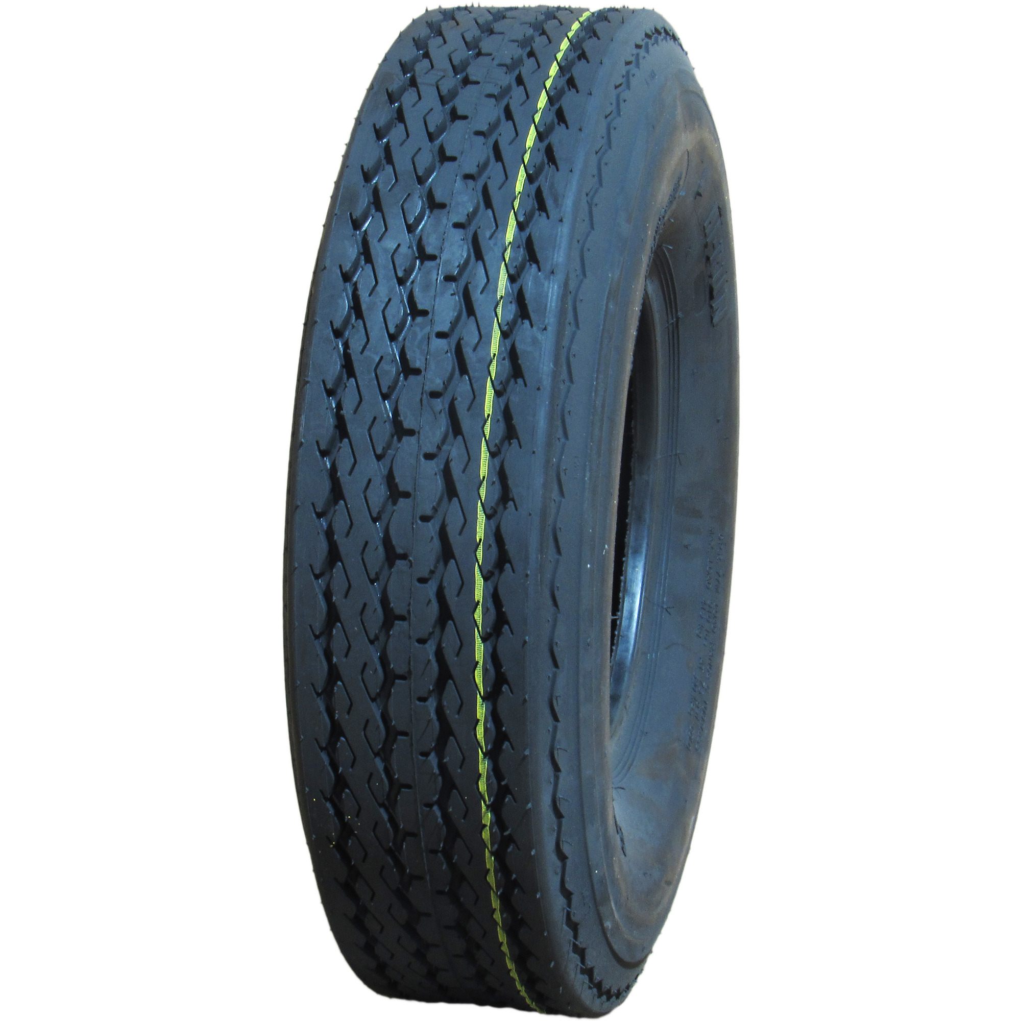 HI-RUN, Highway Trailer Tire, Bias-ply, Tire Size 5.70-8 Load Range Rating C, Model# WD1009